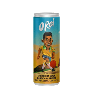 O rei Lata 355 ml cerveza mexicana